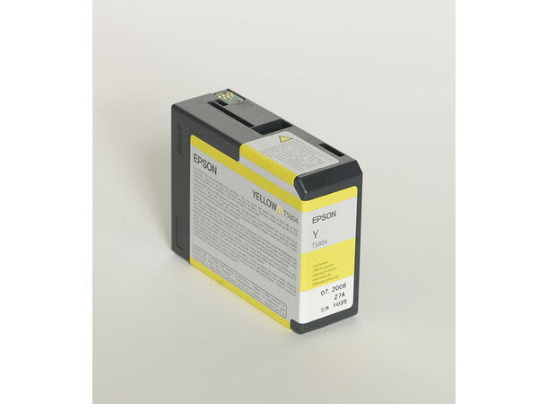 Epson T5804 Yellow 80 ml Gult belkk for Epson SP 3800/3880